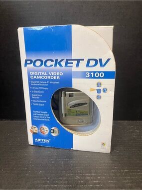 Aiptek pocket DV 3100 digital video camcorder new old stock
